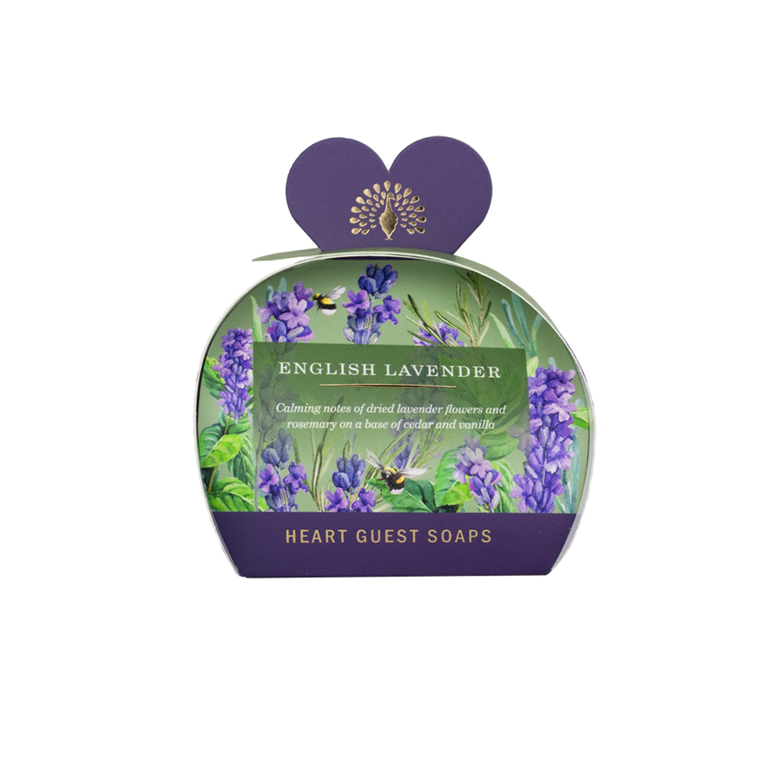 The English Soap Company Signature, English Lavender Mini Heart Soaps