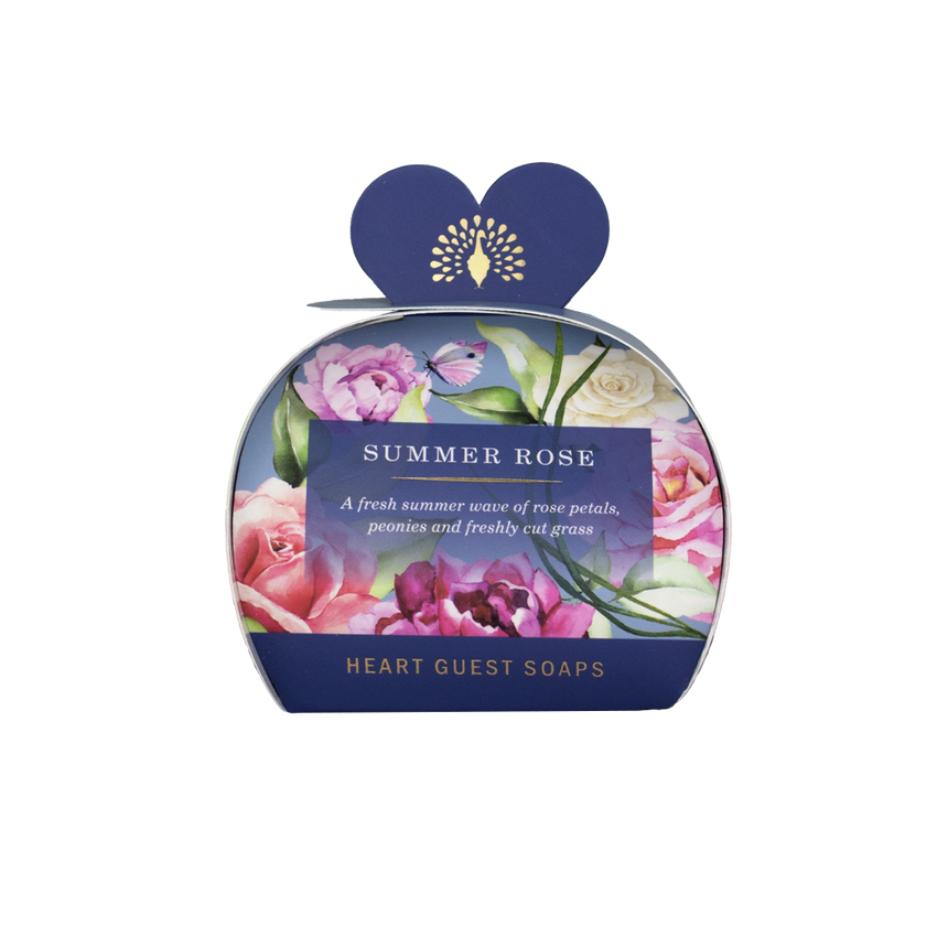 The English Soap Company Signature,Summer Rose Mini Heart Soaps