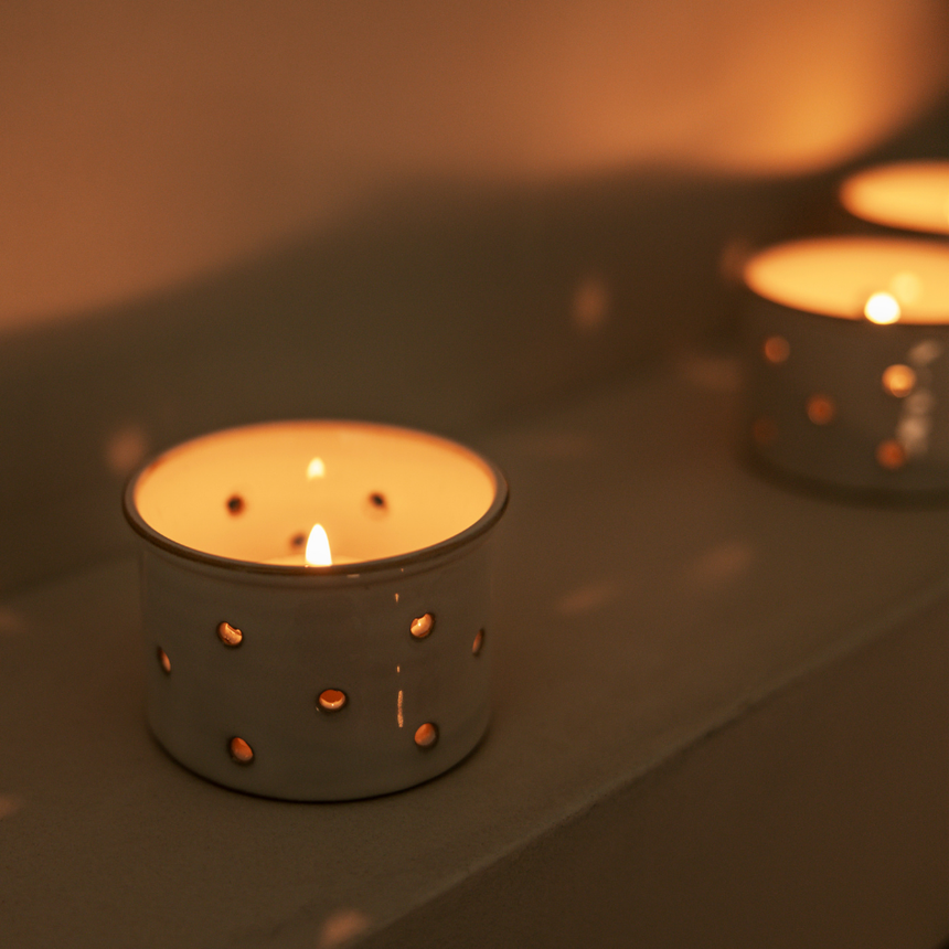 St Eval Green Vine Scented Tealights, (Set Of 9)