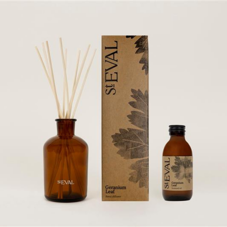 St Eval Reed Diffuser, Geranium Leaf