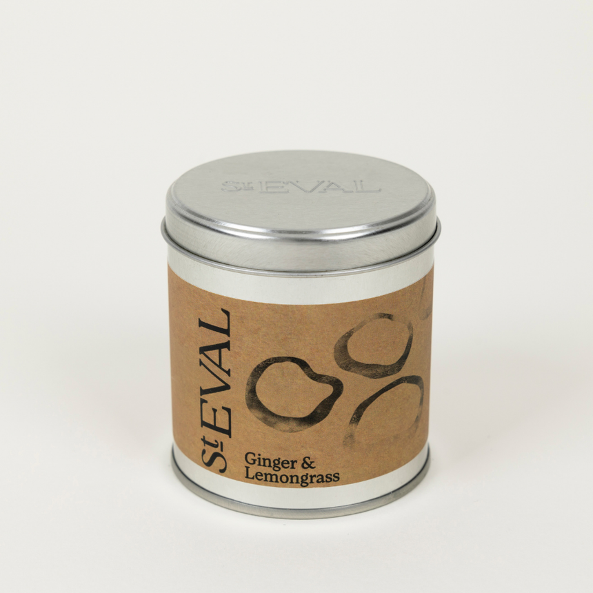 St Eval Ginger & Lemongrass Scented Tin Candle