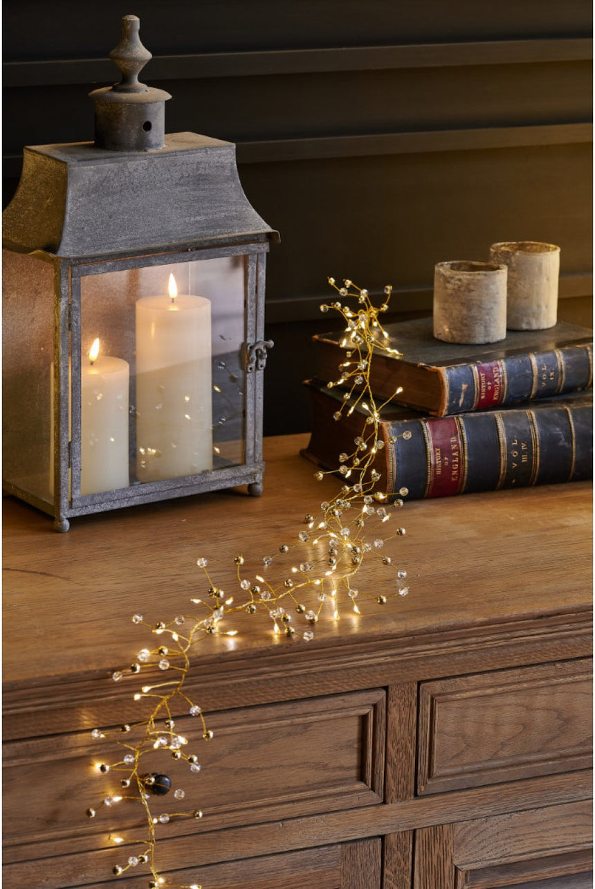 Golden Glow LED Fairy Lights (Battery Powered)