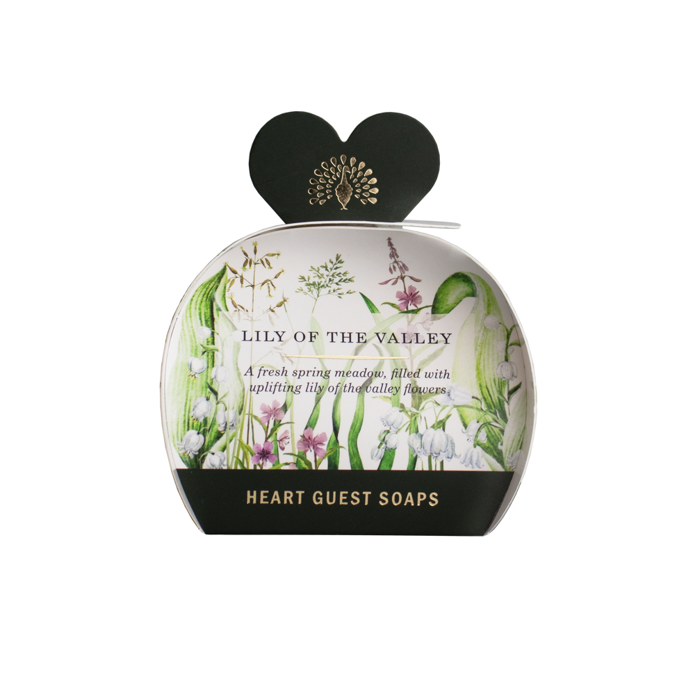 The English Soap Company Heritage Collection , Lily Of The Valley Mini Heart Soaps