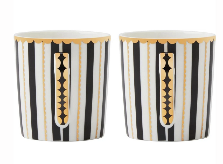 Maxwell & Williams Teas & C's Regency Espresso Cup & Saucer Set, Black