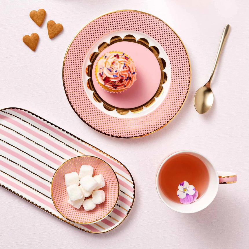 Maxwell & Williams Teas & C's Regency Footed Mug, Pink
