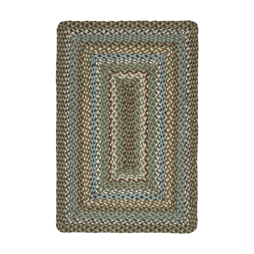 The Braided Rug Company Rectangle Jute Rug, Hedgerow