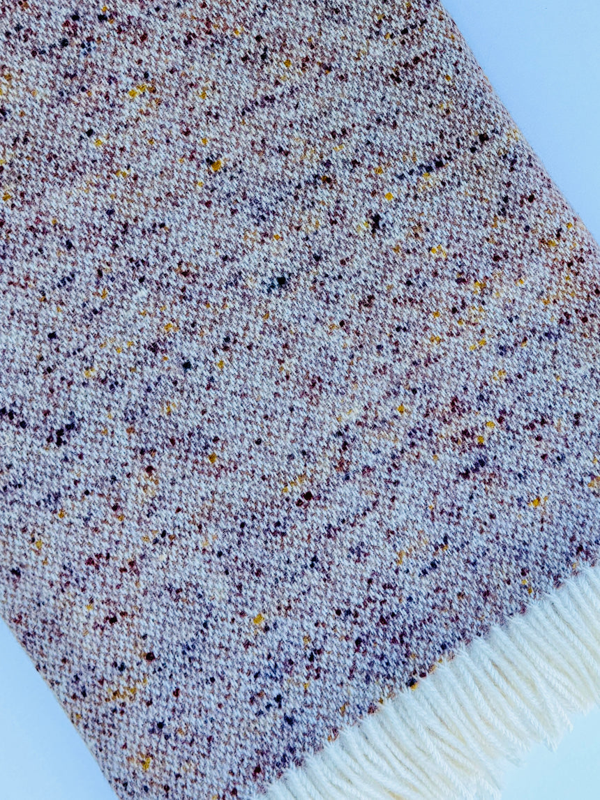 Bronte By Moon Donegal Pure New Wool Throw, Rose