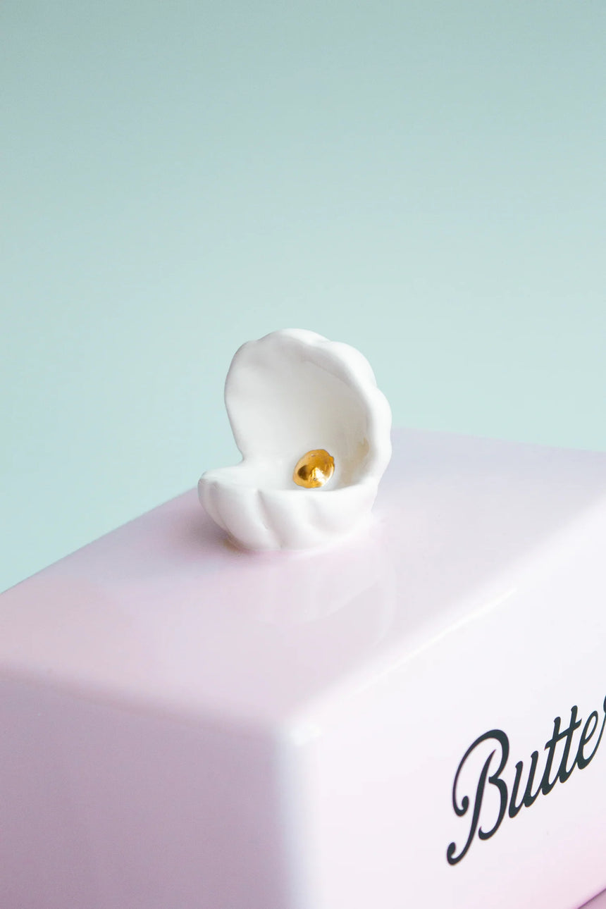 Yvonne Ellen Shell Butter Dish