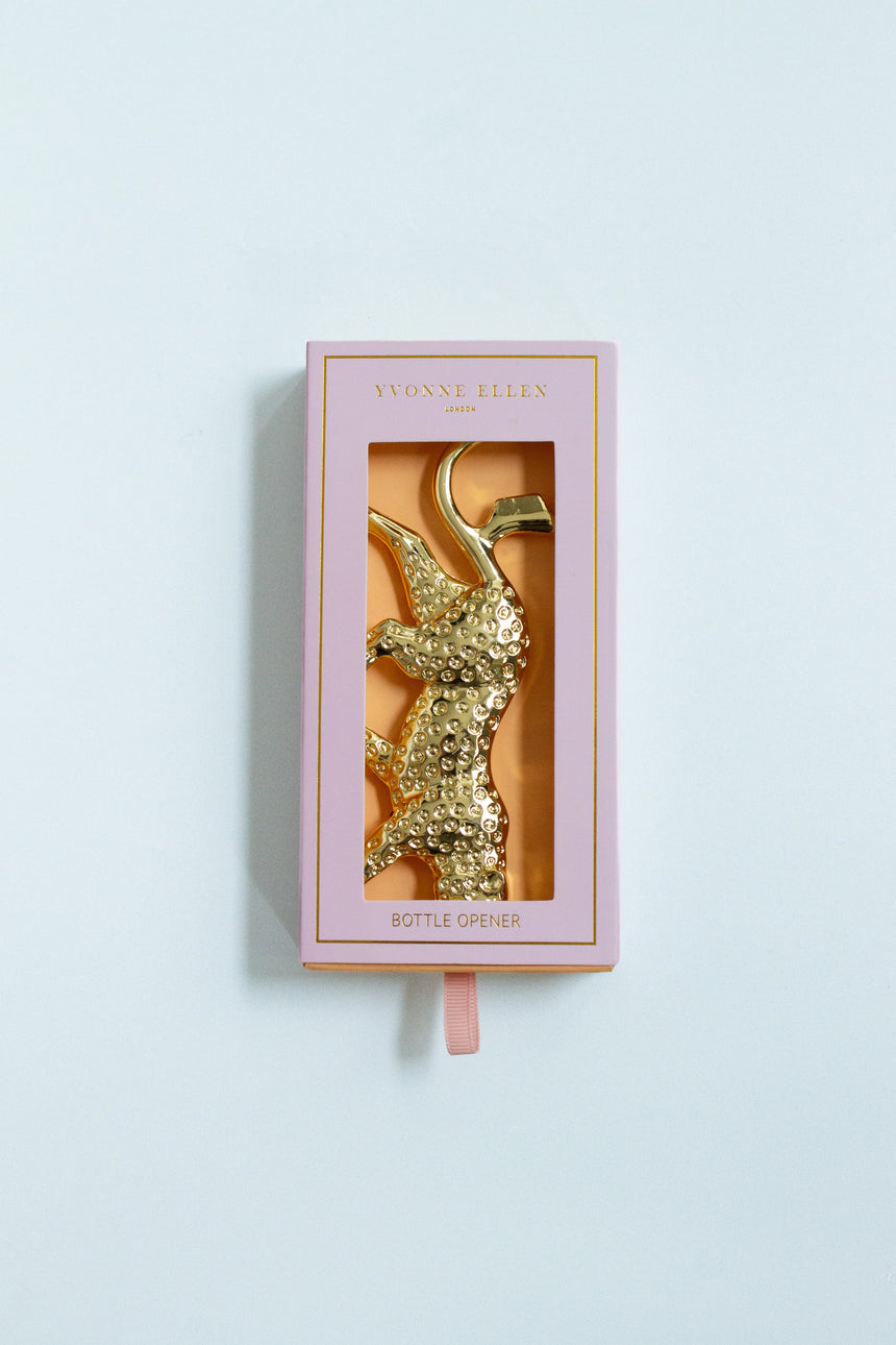 Yvonne Ellen Cheetah Bottle Opener