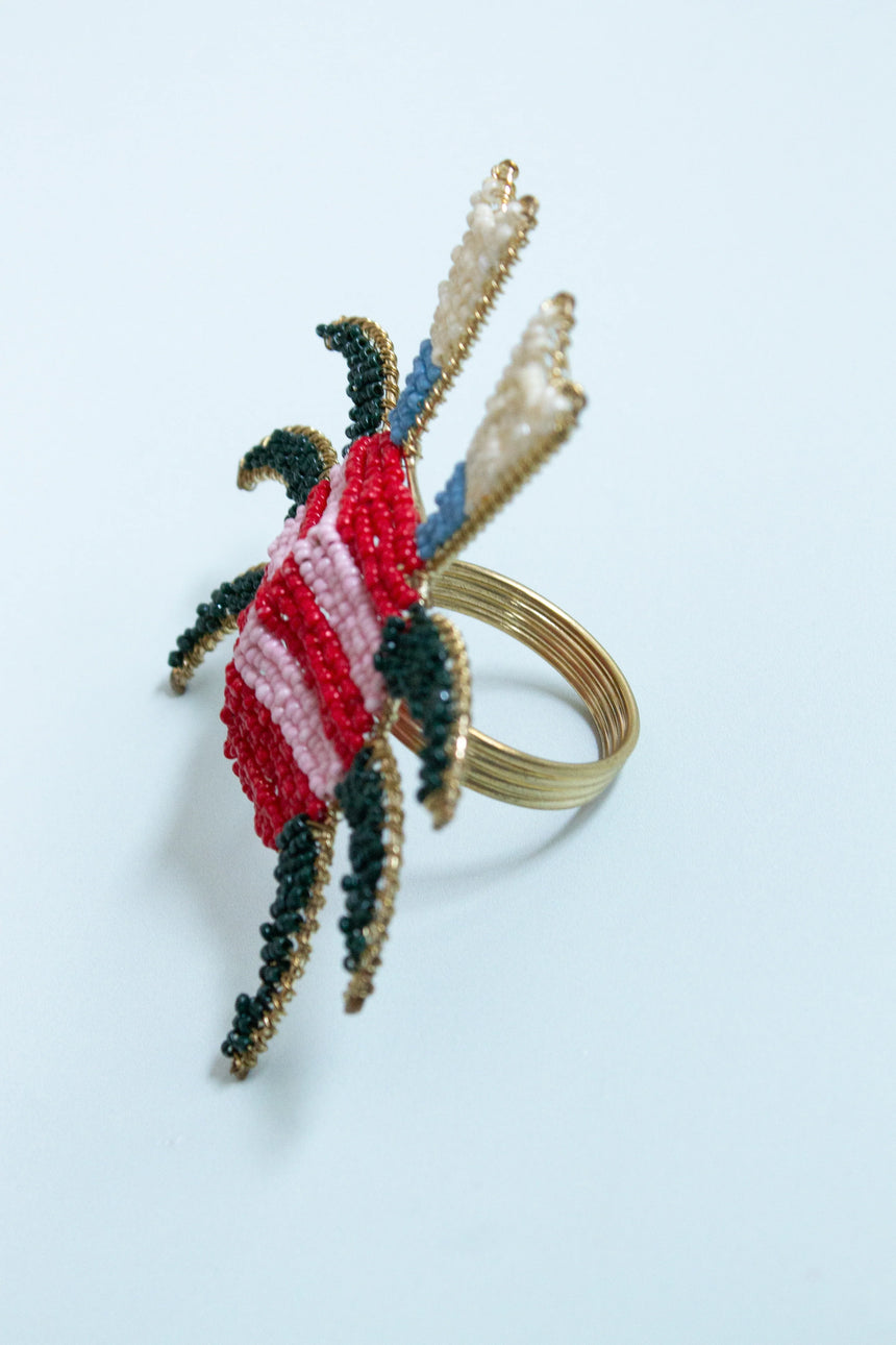 Yvonne Ellen Beaded Crab Napkin Rings