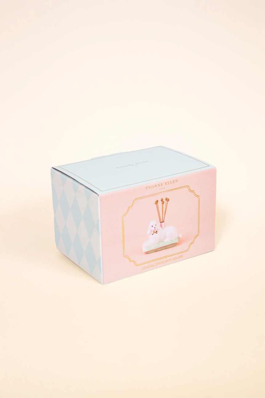 Yvonne Ellen Poodle Cocktail Pick Holder
