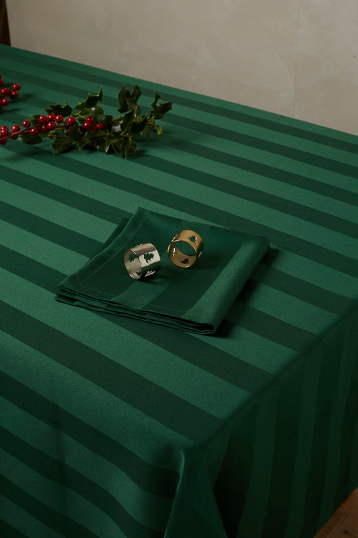 Walton & Co Tablecloth Jacquard Green