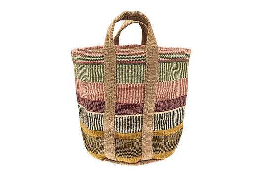 Walton & Co Natural Jute Basket, Multi