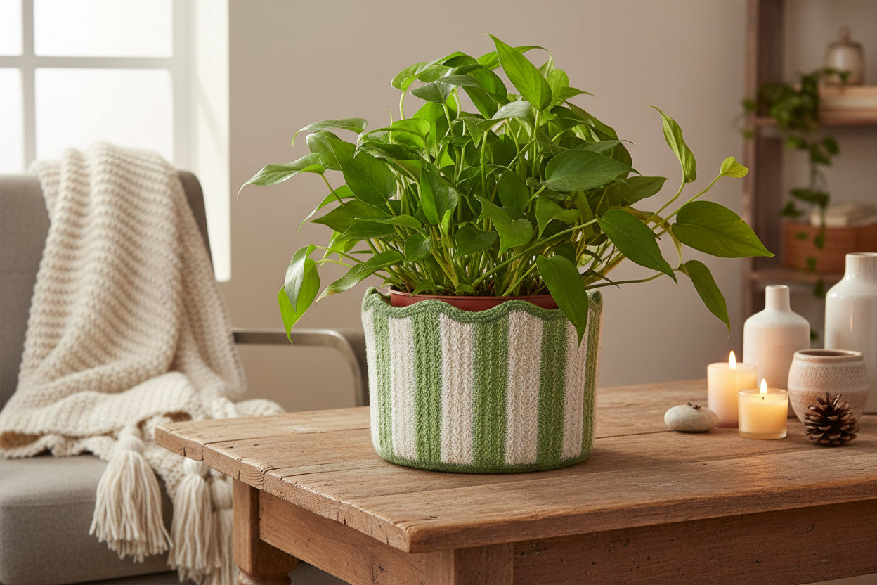 The Braided Rug Company Tulip Basket, Jade – CHALK INTERIORS | LONDON