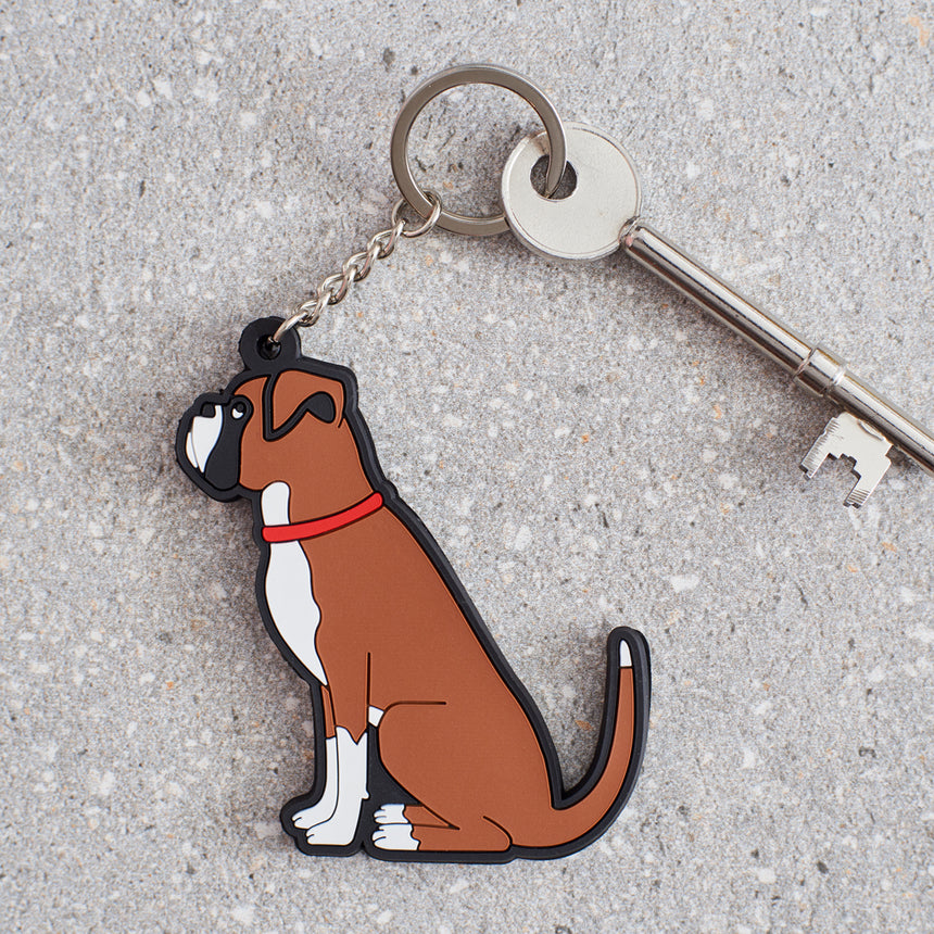 Sweet William Boxer Keyring