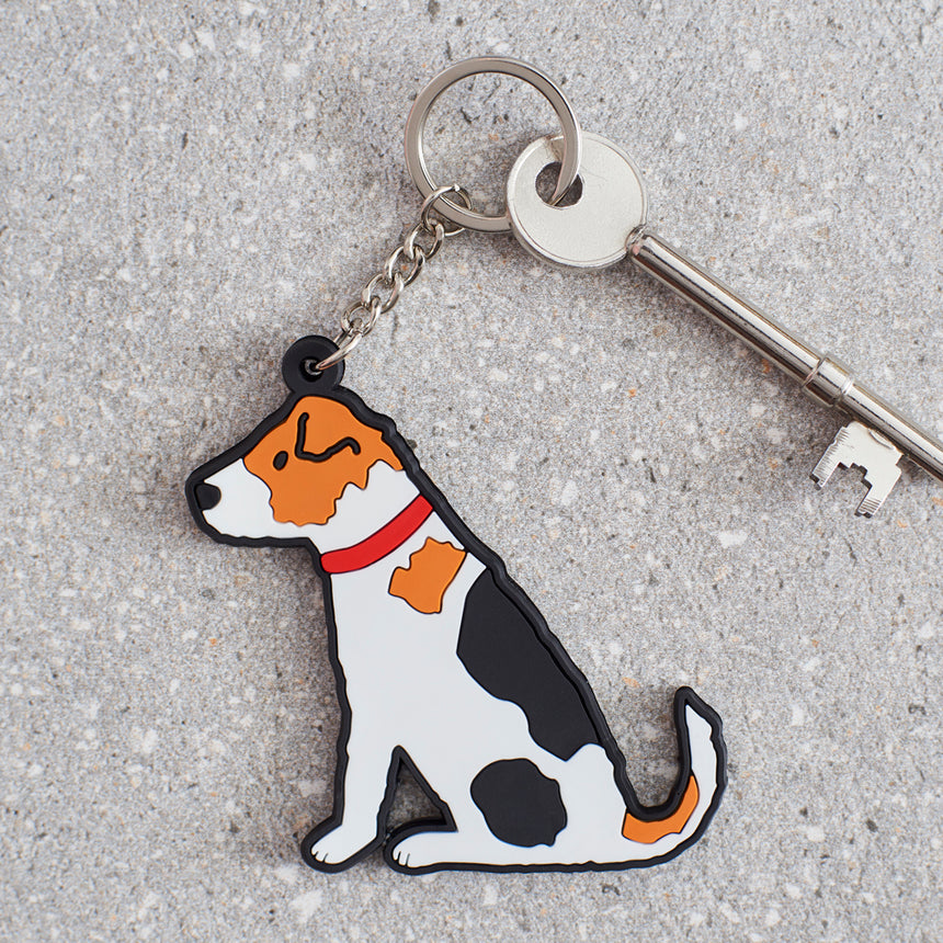 Sweet William Jack Russell Keyring