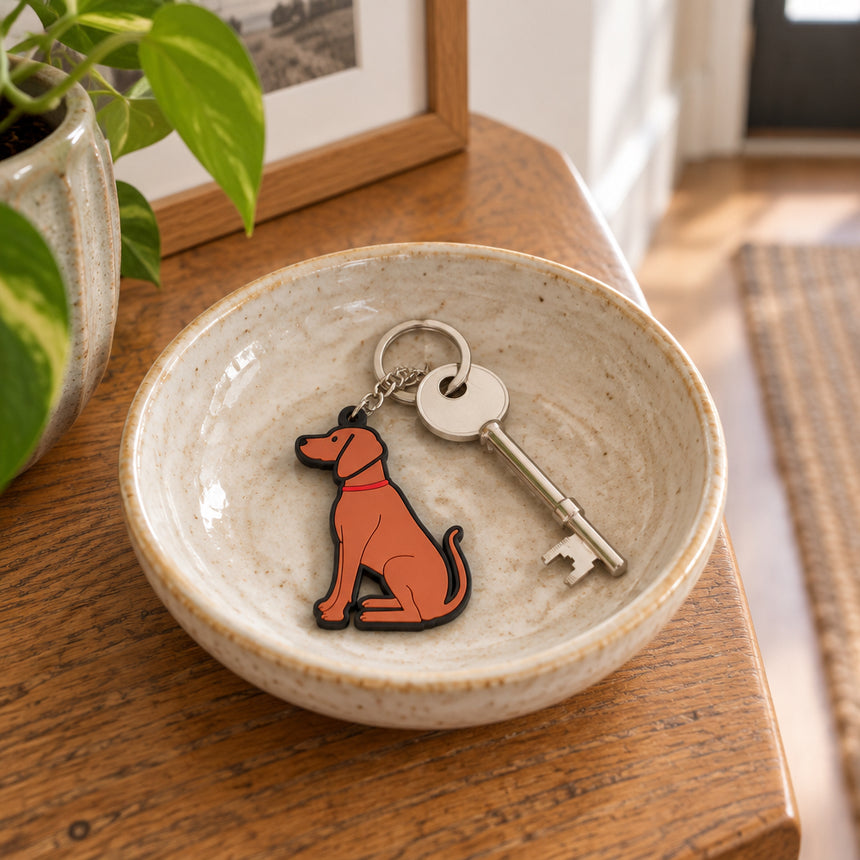 Sweet William Vizsla Keyring