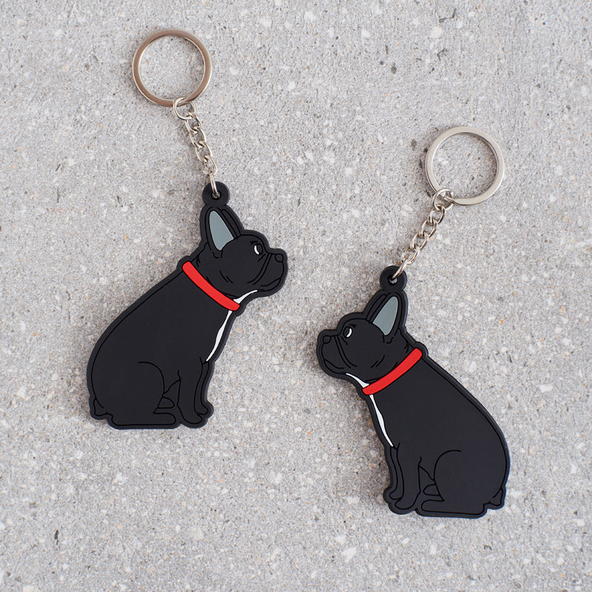 Sweet William French Bulldog Keyring
