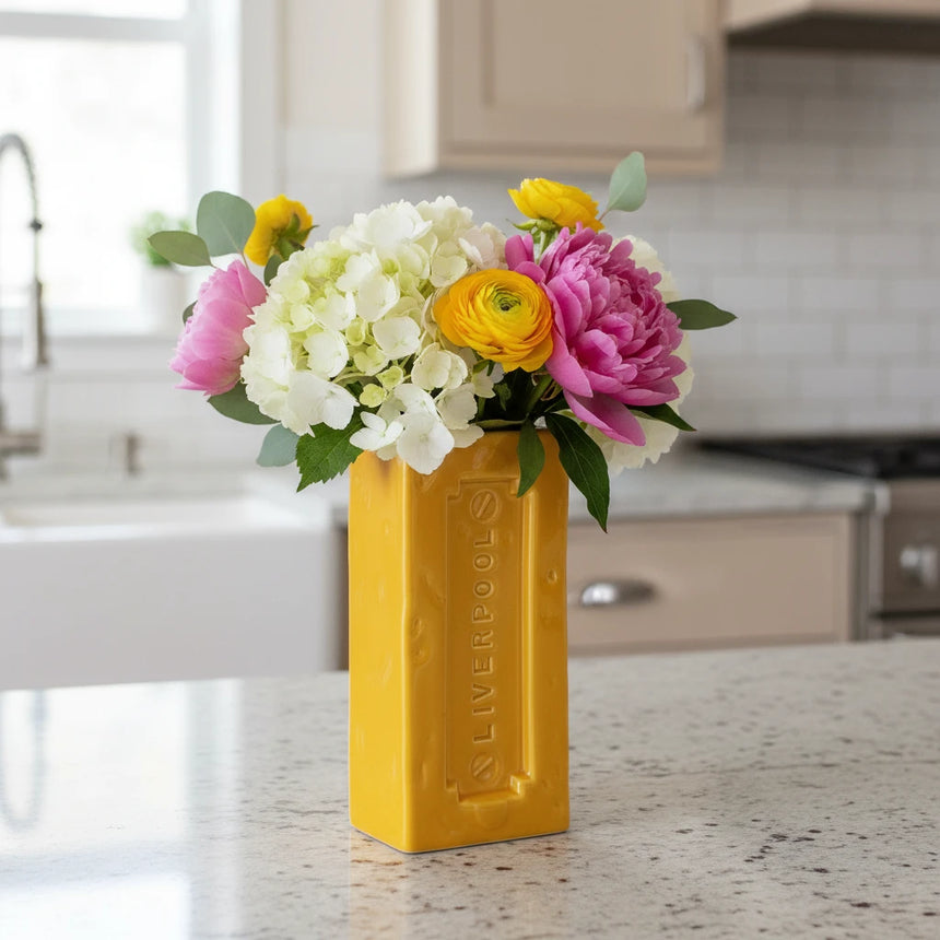 Liverpool Brick Vase, Yellow