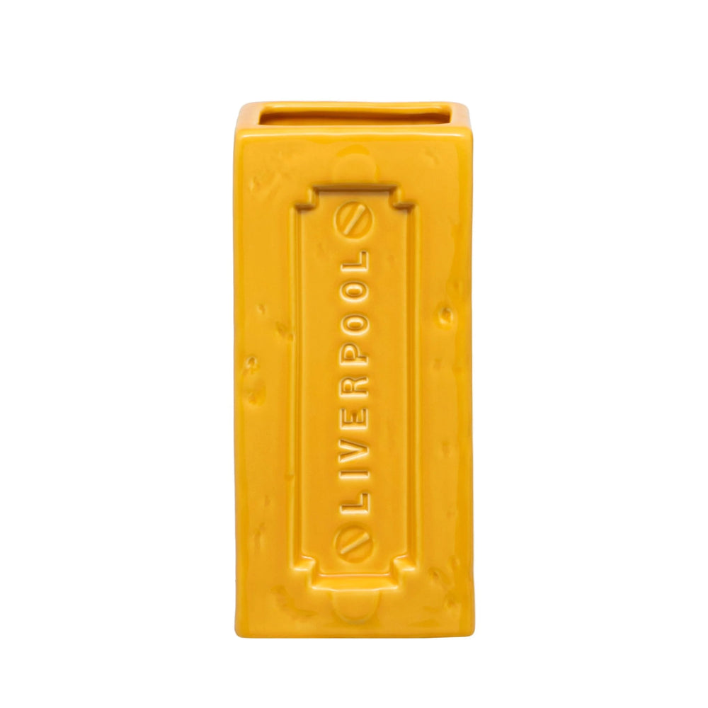Liverpool Brick Vase, Yellow