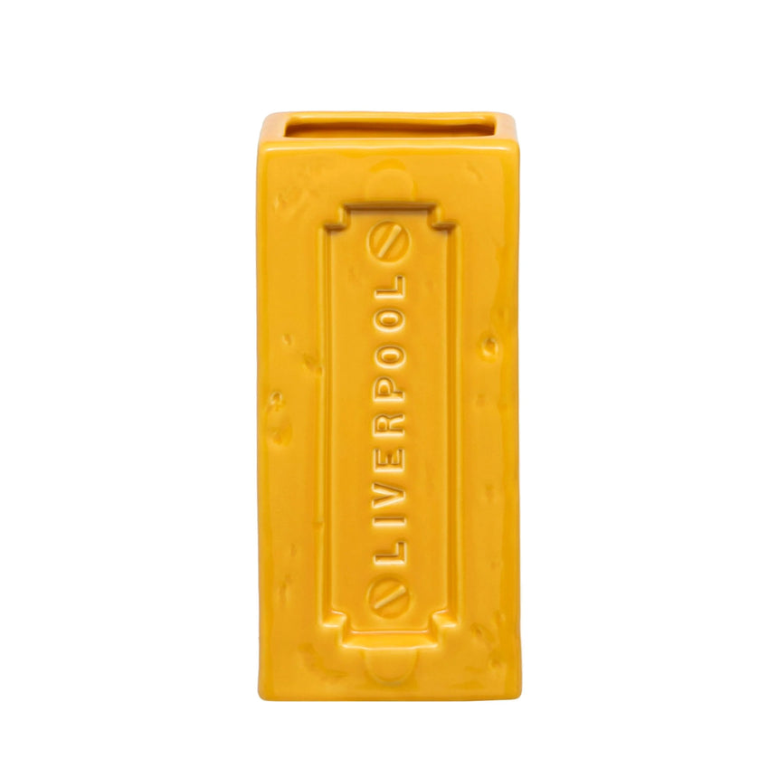 Liverpool Brick Vase, Yellow