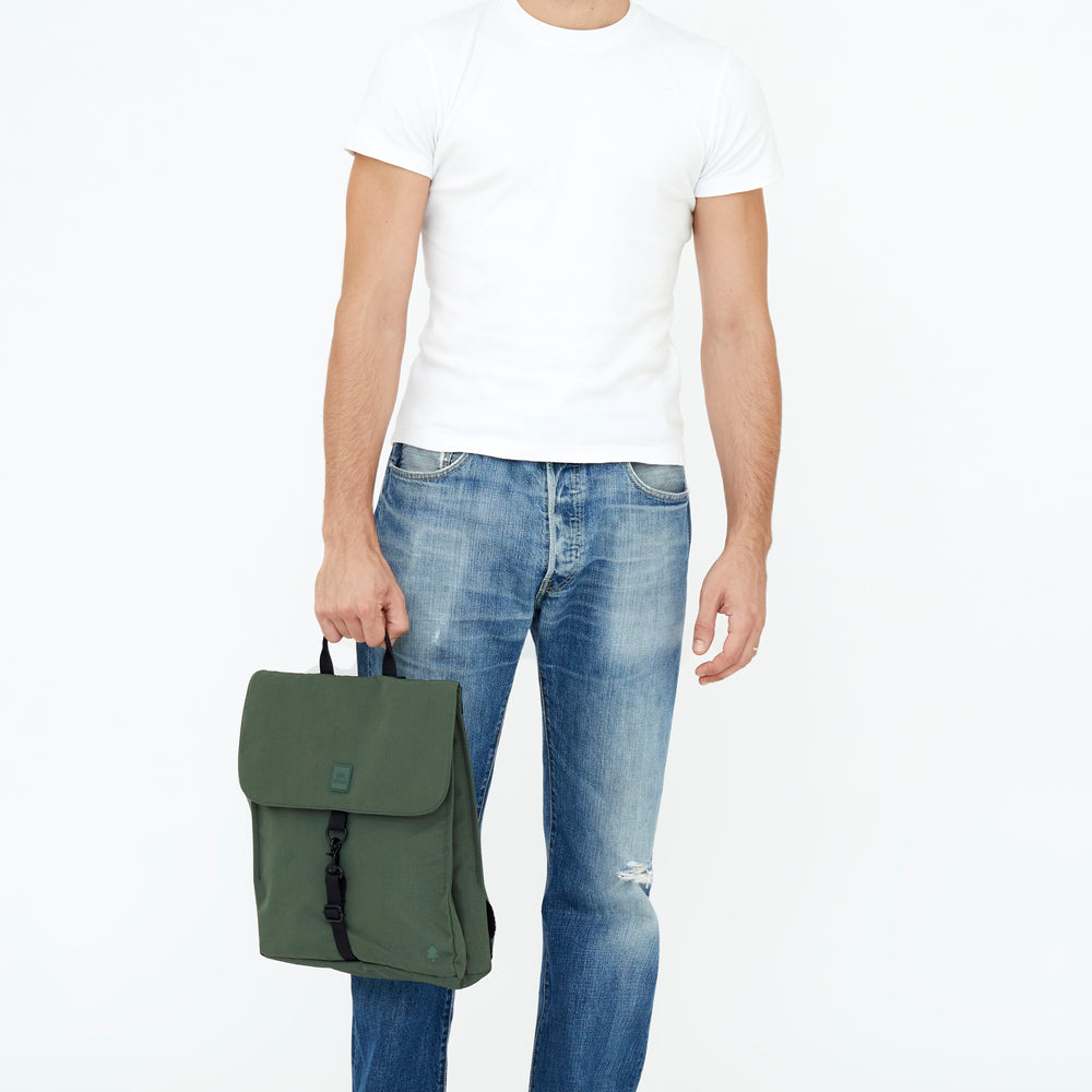 Lefrik Handy Mini Vandra Ripstop Backpack, Pine