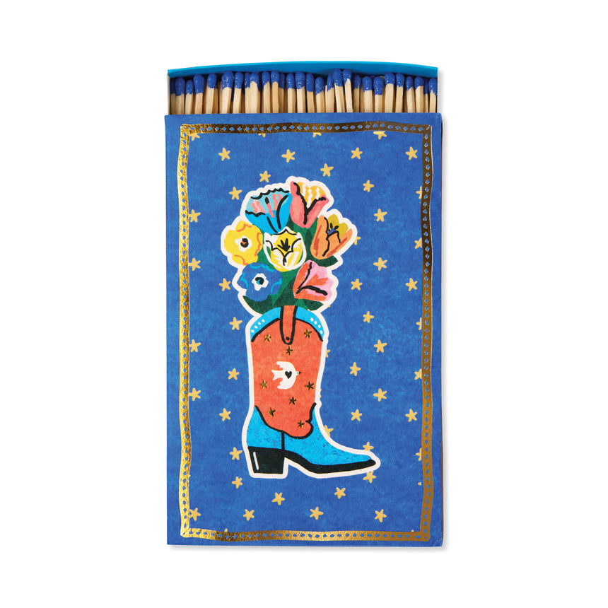 Paddywax  Large Luxury Matches, Cowboy Boot