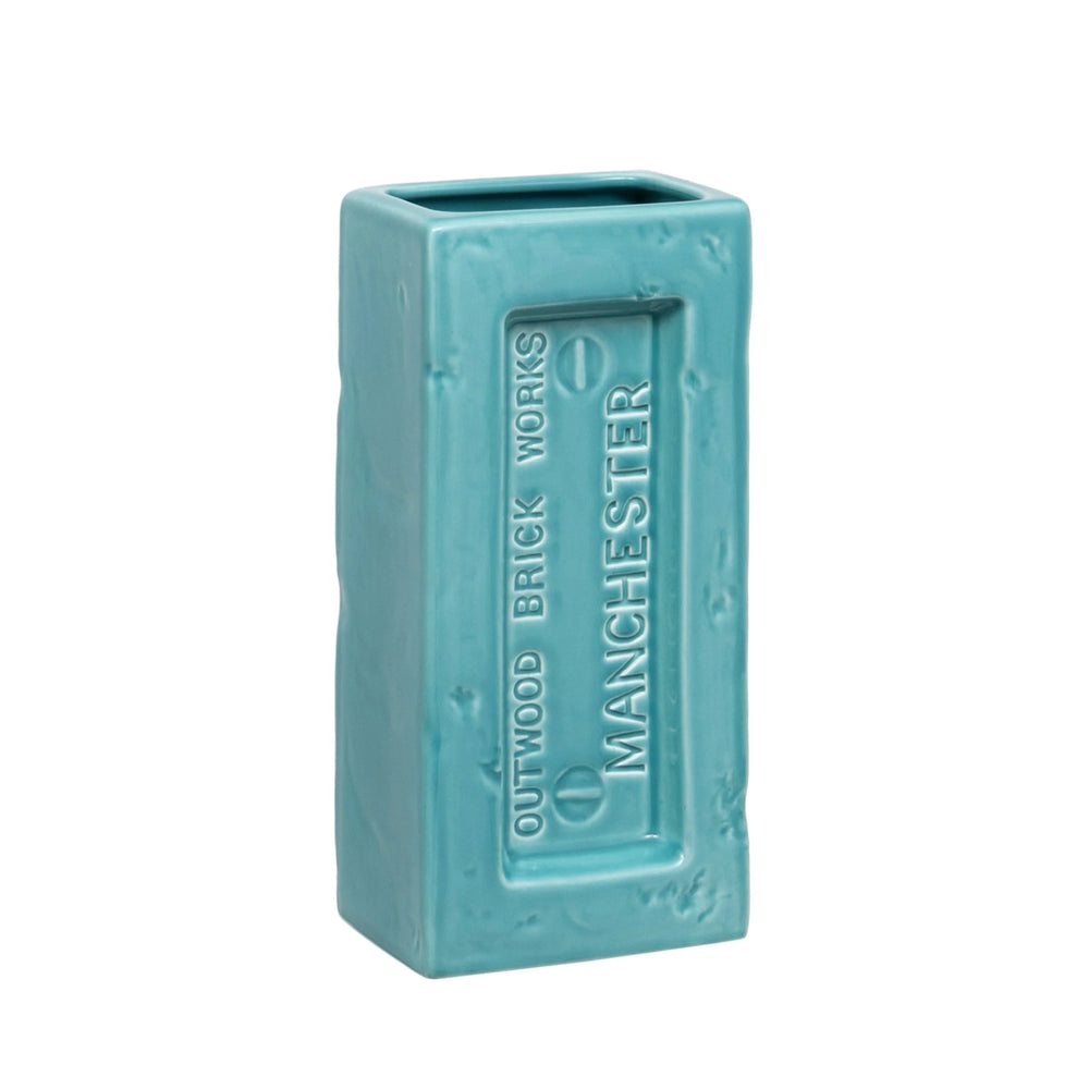 Manchester Brick Vase, Turquoise
