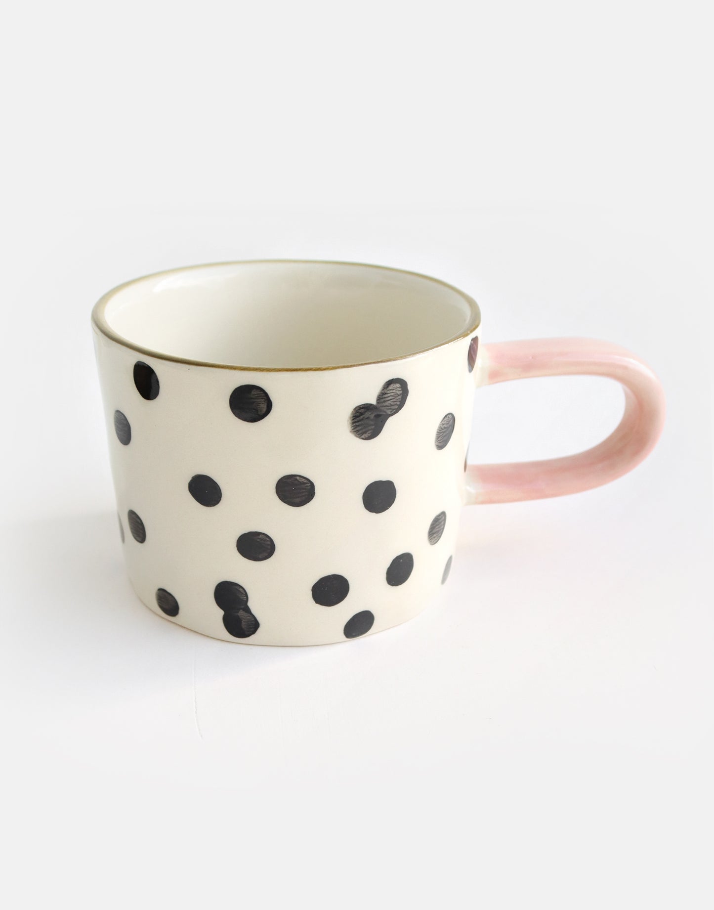 Caroline Gardner Ceramic Mug, Mono Spots