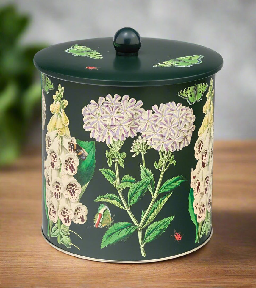 Madame Treacle Midnight Botanical Biscuit Barrel