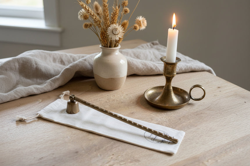 Morgan Wright Forged Brass Candle Snuffer