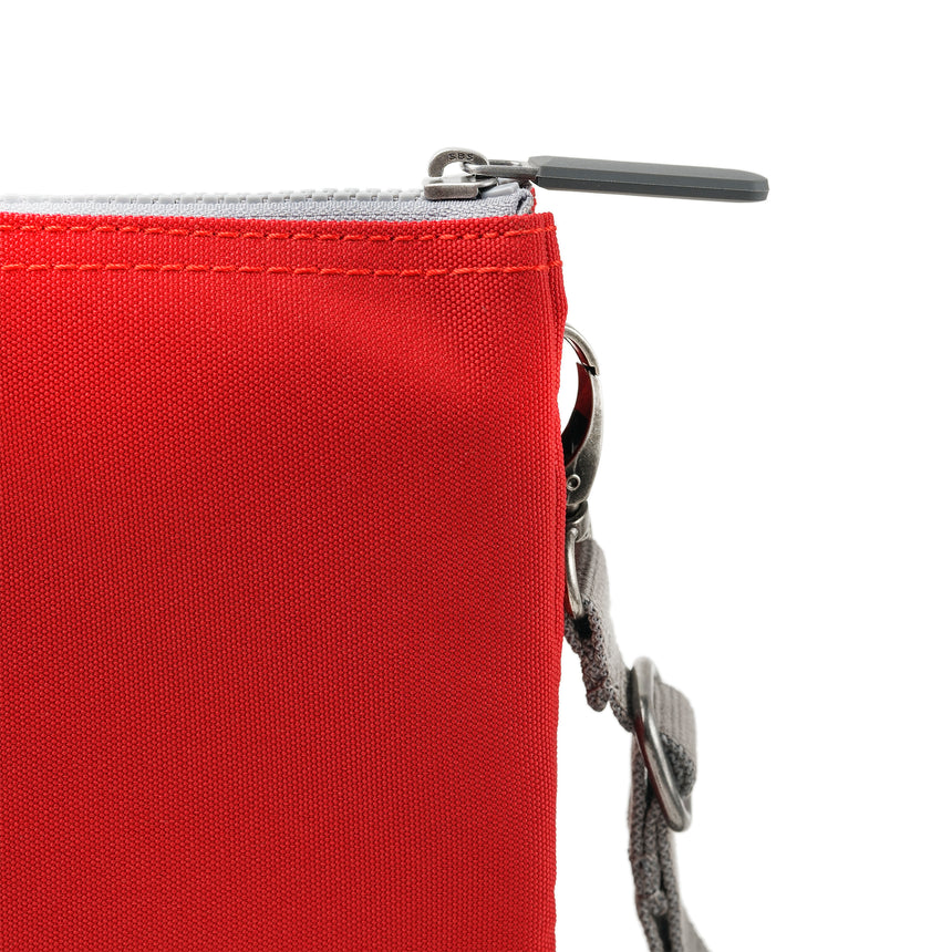 Roka London Carnaby Crossbody Bag, Mars Red (Sustainable Canvas)