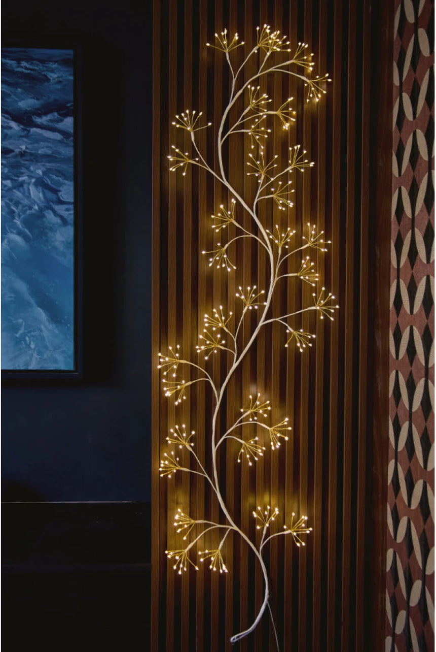 Meadow Ivy LED  Fairy Light, White ( Maines Powered )