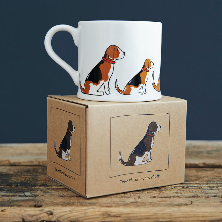 Sweet William Ceramic Mug, Beagle