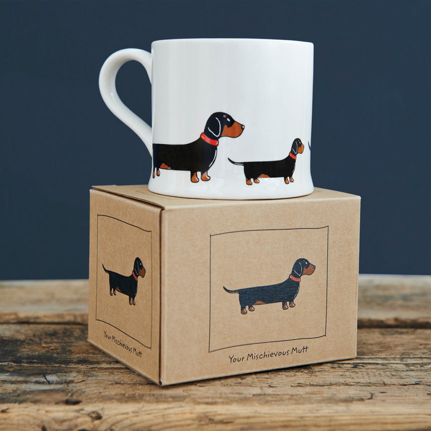 Sweet William Ceramic Mug, Dachshund