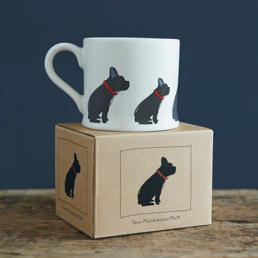 Sweet William Ceramic Mug, French Bulldog