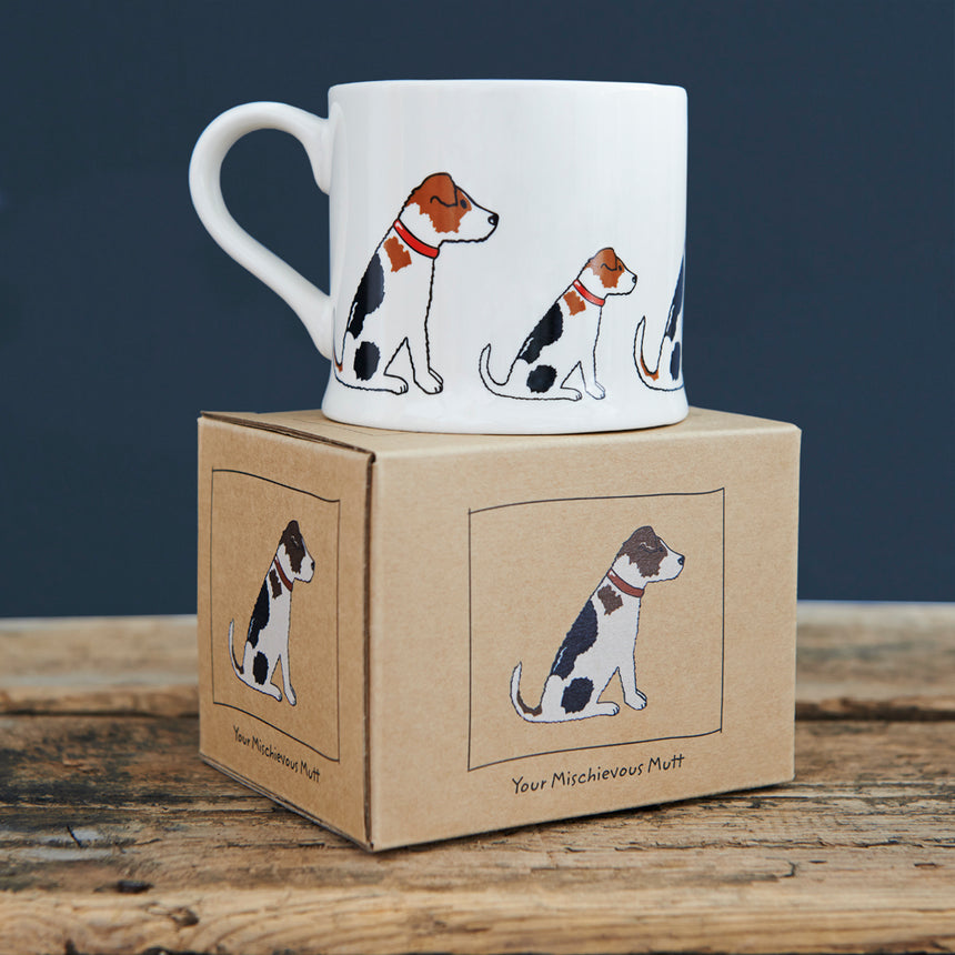 Sweet William Ceramic Mug, Jack Russell