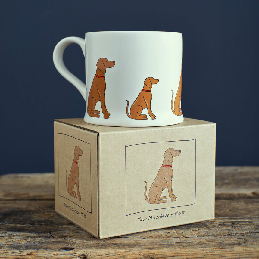 Sweet William Ceramic Mug, Vizsla