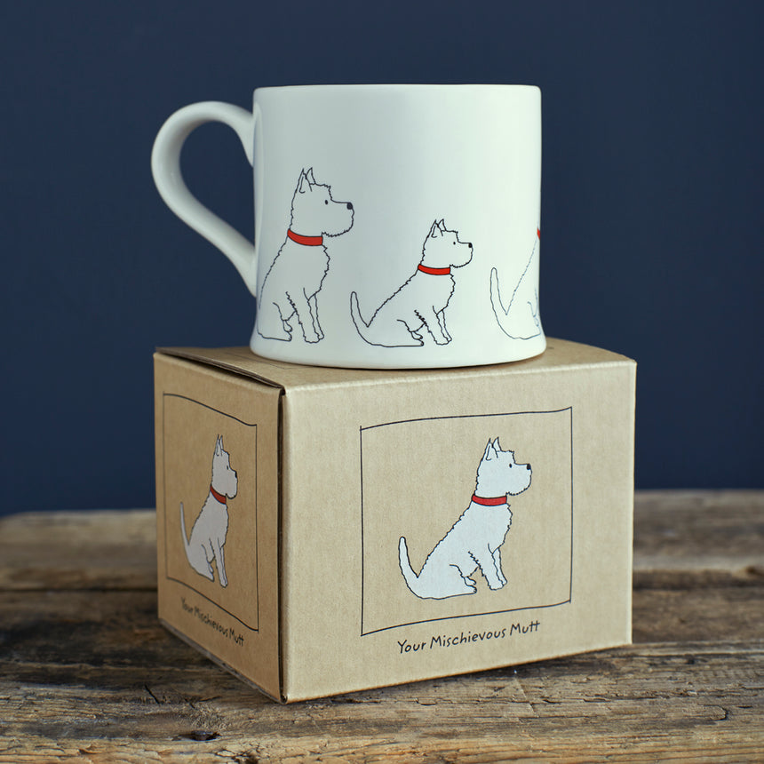 Sweet William Ceramic Mug, Westie