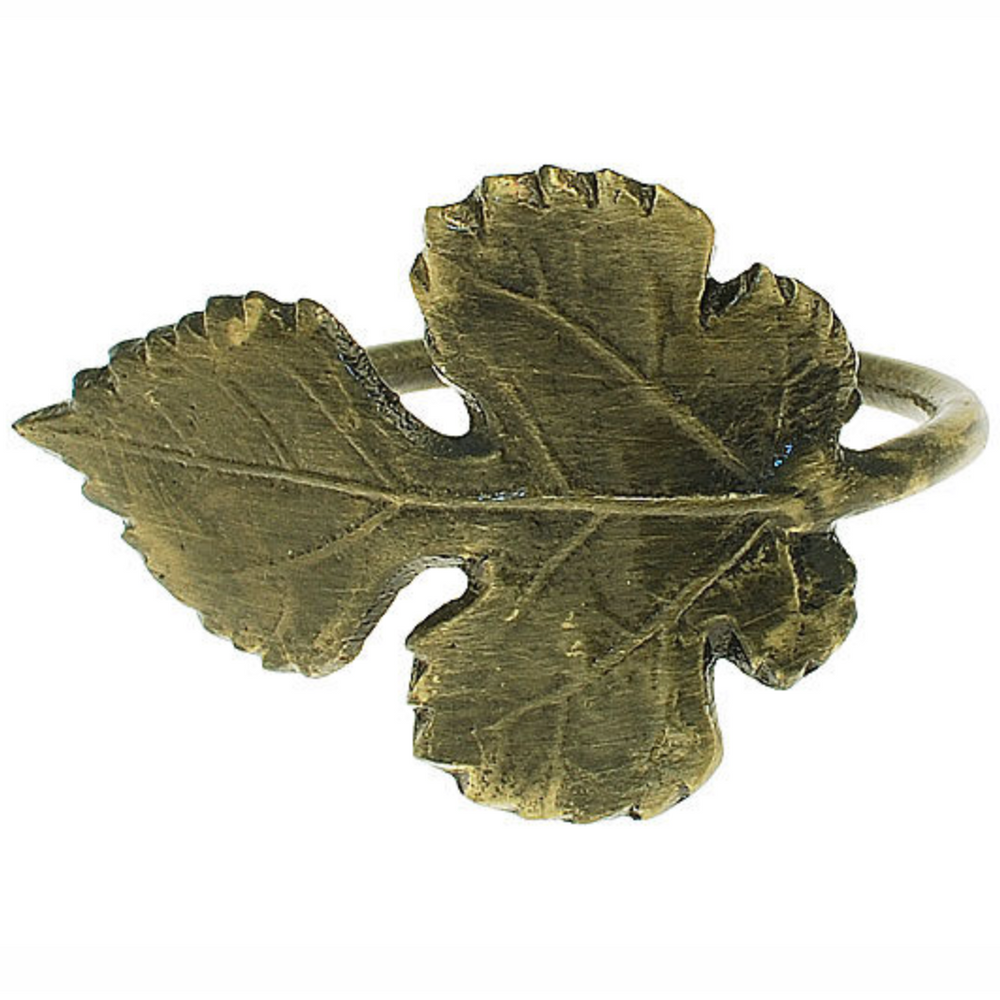 Walton & Co Antique Gold Leaf Napkin Ring