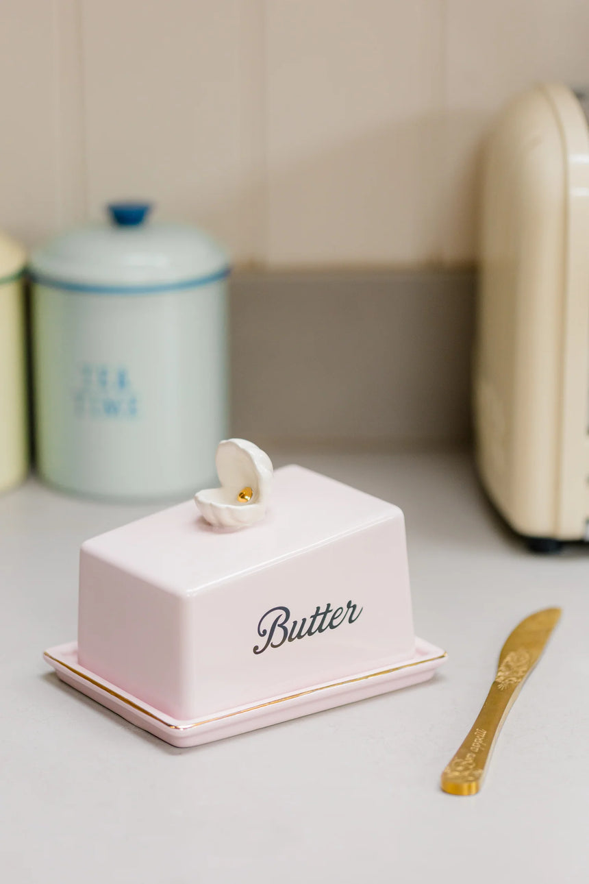 Yvonne Ellen Shell Butter Dish