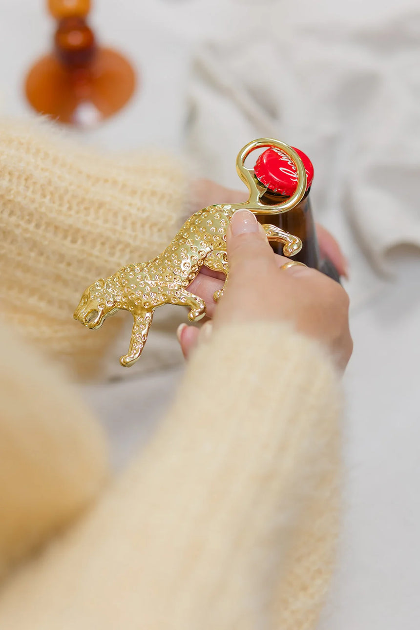 Yvonne Ellen Cheetah Bottle Opener