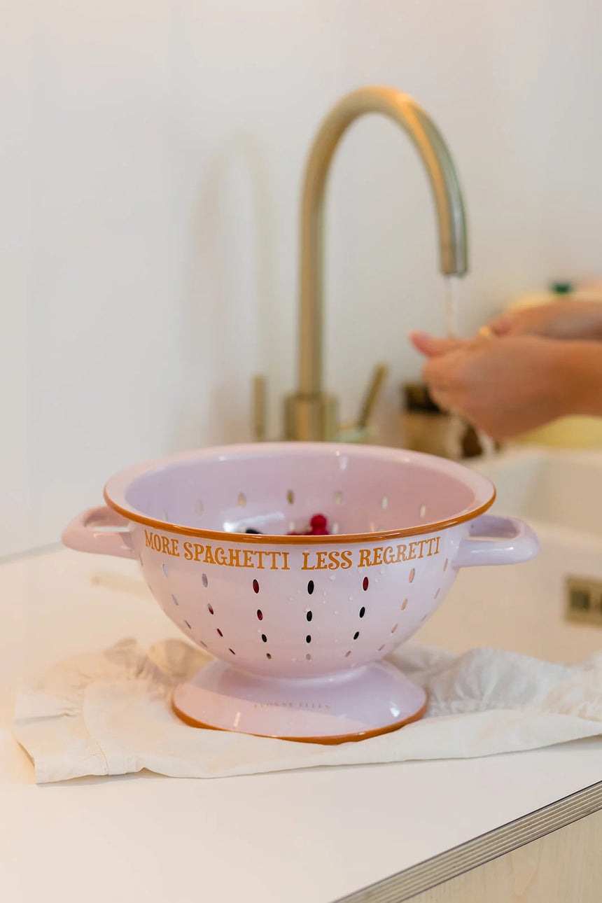 Yvonne Ellen Enamel Colander,  More Spaghetti