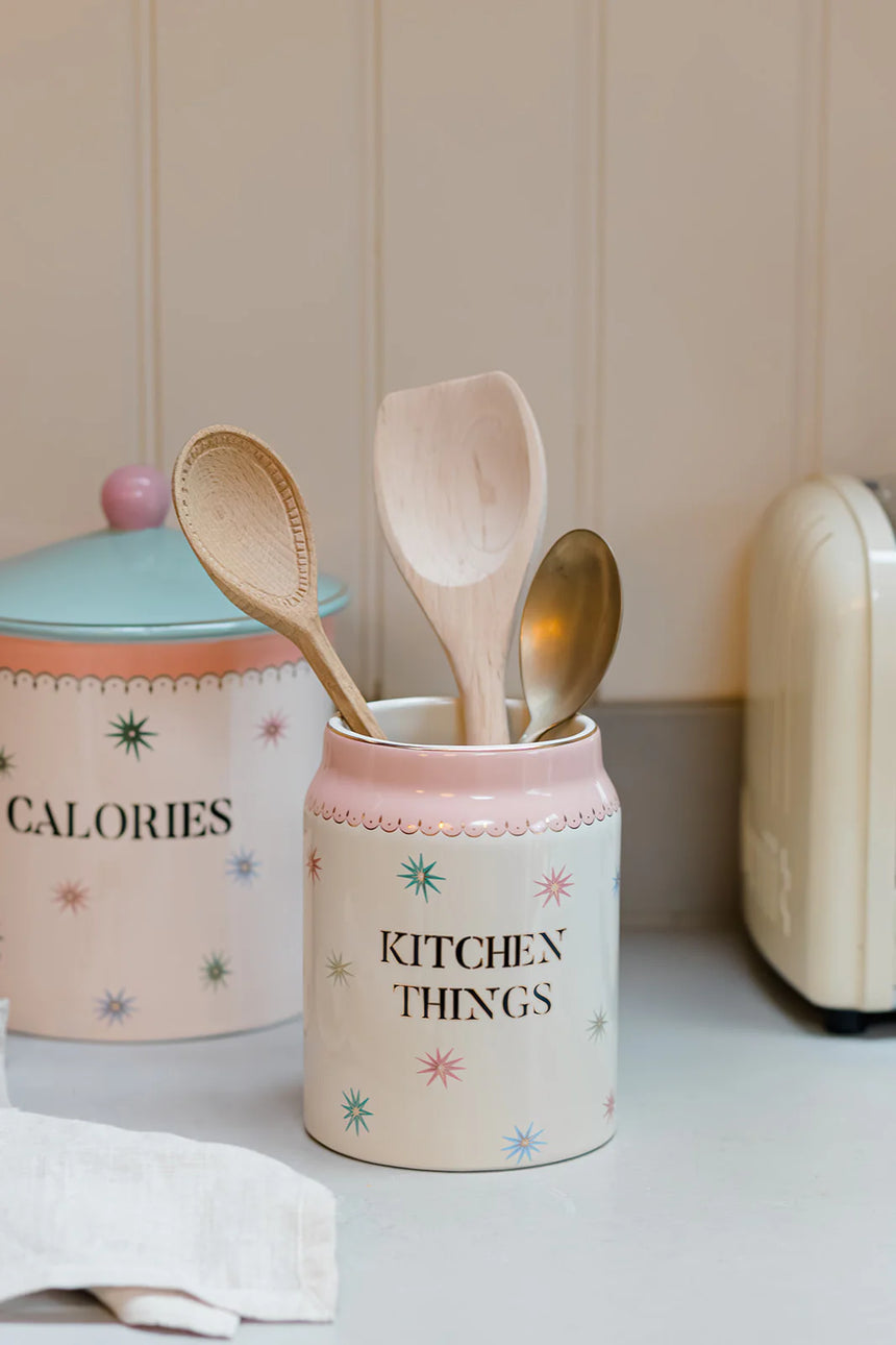 Yvonne Ellen Ceramic Utensil Holder, Kitchen Things