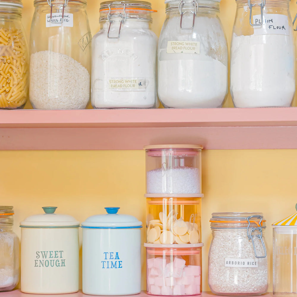 Yvonne Ellen Stacking Glass Storage Jars (Set of 3)