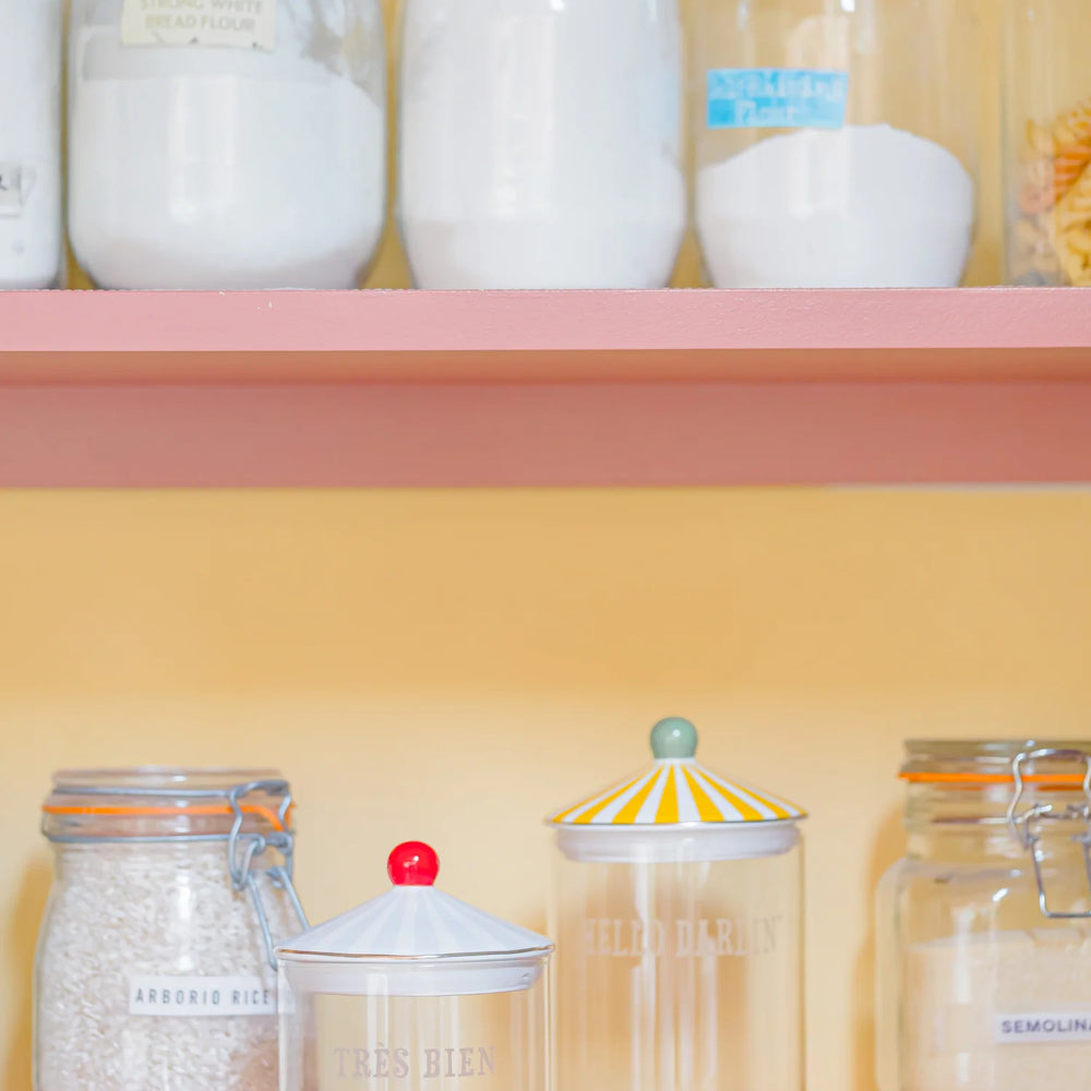 Yvonne Ellen Small Glass Storage Jar, Tres Bien