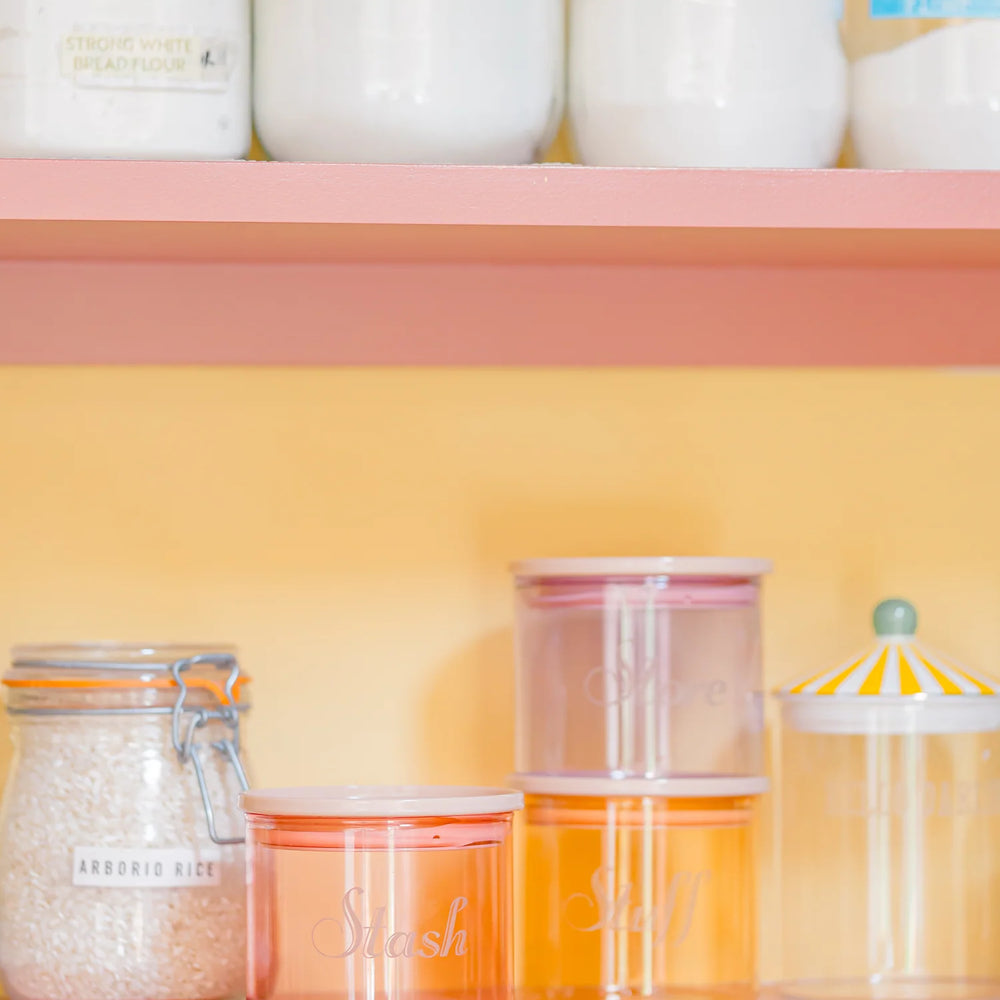 Yvonne Ellen Stacking Glass Storage Jars (Set of 3)