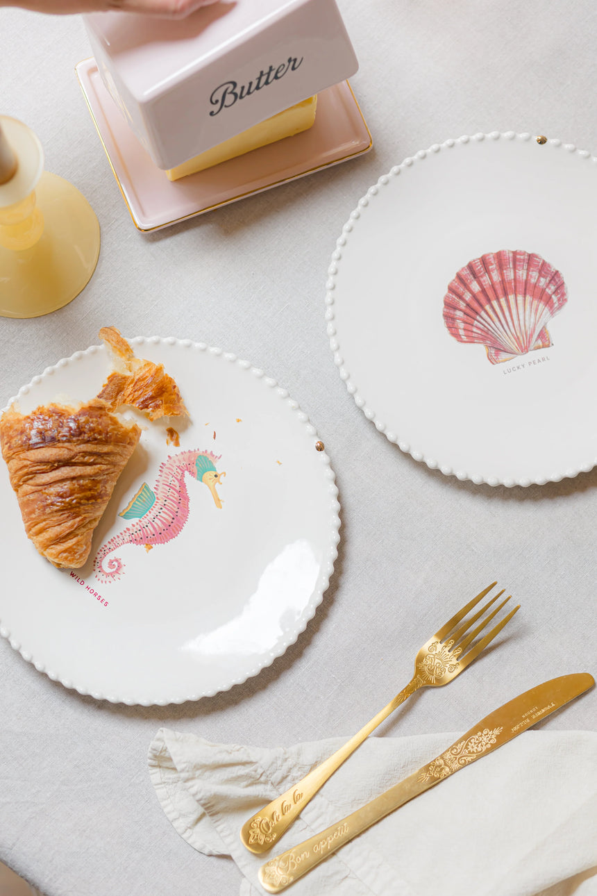 Yvonne Ellen Bobble Side Plate, Shell