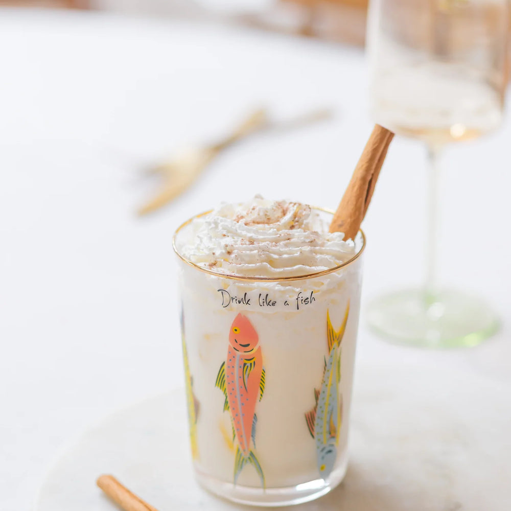 Yvonne Ellen Hi Ball Glass Fishes