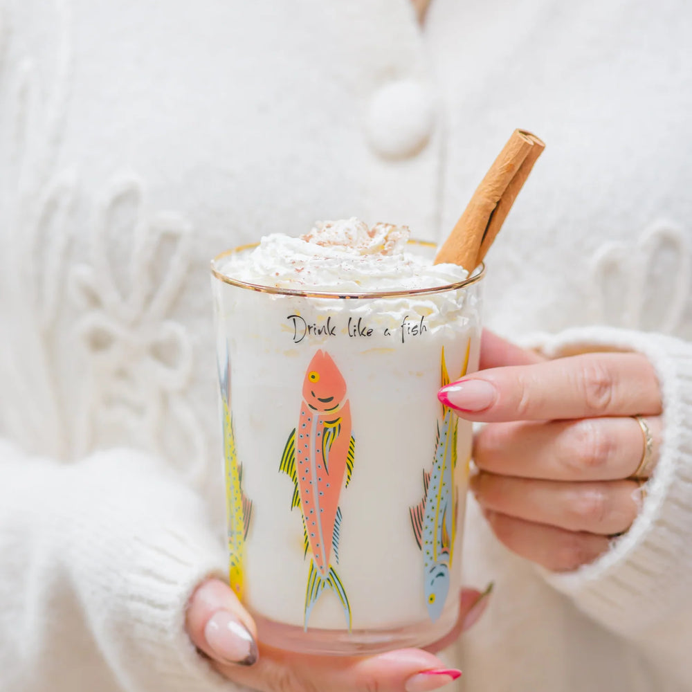 Yvonne Ellen Hi Ball Glass Fishes